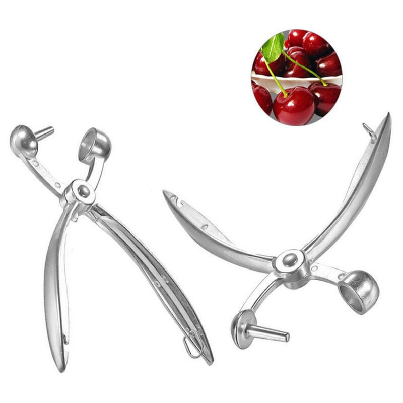 2PCS Kirsche Pitter Olive Pitter Kernels Extractor Trauben Cranberries Extractor Küche Werkzeug Kreative Küche Kirsche Corer