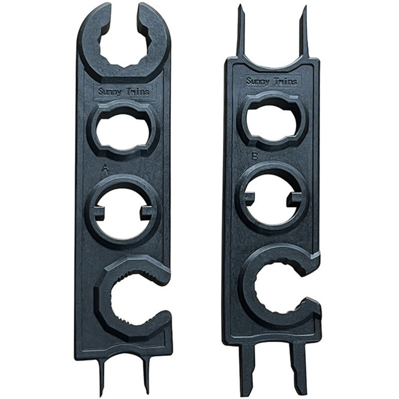 2Pcs MC4 Solar Upgrade Schlüssel Solar Sockel Montage Werkzeug Steckschlüssel Stecker Plug-in Release Werkzeug Schwarz