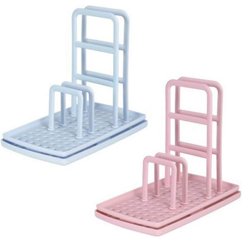 ZVD - 2pcs Plastic Sponge Holder, Kitchen Sink Sponge Holder, Multifunctional Soap Dish Sponge Drainer Sink Tray for Home Kitchen