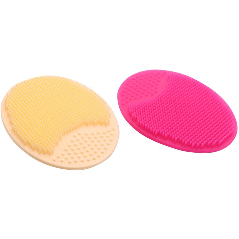 Tlily - 2Pcs Spa Silikon Schönheit Waschen Pad Haut Peeling Reinigung Peeling Pad Pinsel Reiniger Werkzeug