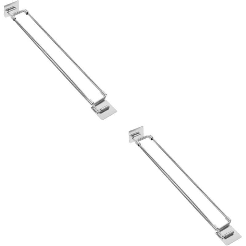 2Pcs Teleskop RV Kühlschrank Halterung Zubehör Edelstahl Kühlschrank Stangen