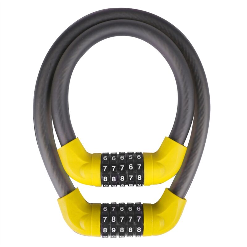 2PCS Universal Fahrradschlösser Anti-Diebstahl 5-stelliges Passwort Rennrad Sicherheit Stahldraht Locker Radfahren Vorhängeschloss