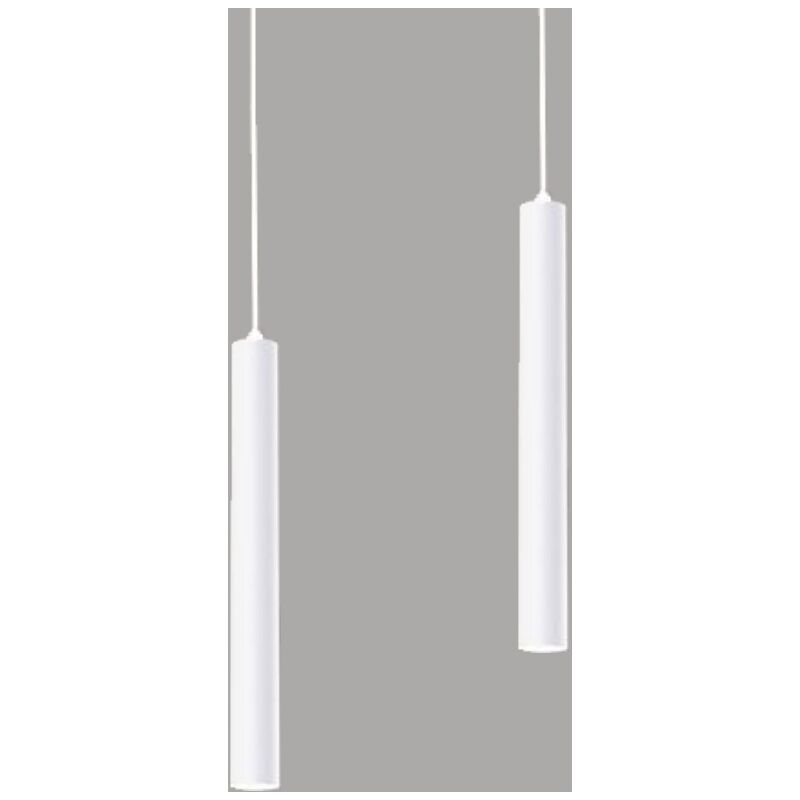 Led Industrielle Pendellampe Innenbereich Hängeleuchte Metall Kronleuchter für Esszimmer Café Küche Bar Weiß 2 Stücke