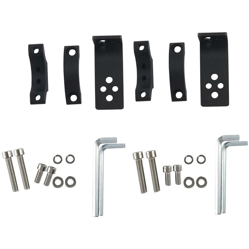 Woosien - 2sets Universal Mount Tg11 Motorrad Scheinwerfer Halterung Rohr Gabel Halter Für Cafer Chopper