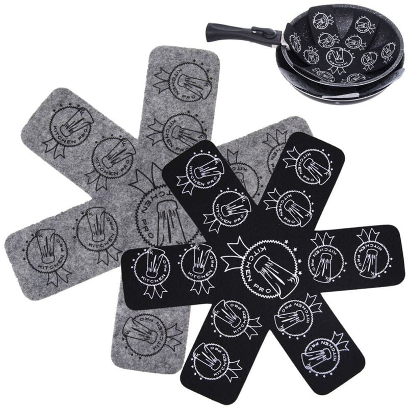 2x Schutzabstandshalter für Pfannen, Töpfe, Geschirr, Unterlagen, Küchenmatten