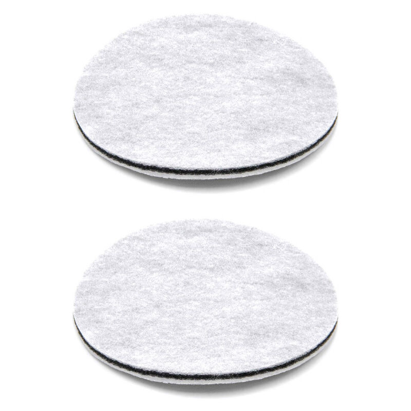 Trade-shop - 2x Fettdunst-Filter / Fritteusen-Filter kompatibel mit seb Tefal Fritteuse ersetzt SS-984689, 1500984689 / 140mm Durchmesser, Vlies