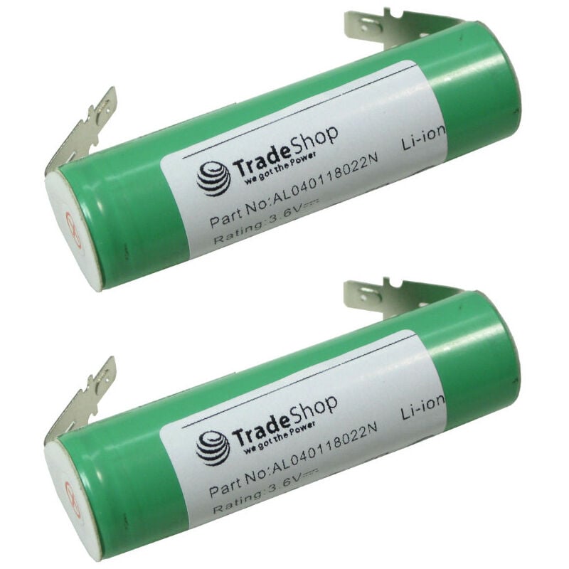 2x Trade-Shop Li-Ion Akku 3,6V 2,2Ah kompatibel mit Bosch ISO IXO CISO XEO PTK PSR Select PKP PTK GluePen, Black & Decker KC360 KC360LN PP360 PP360LN