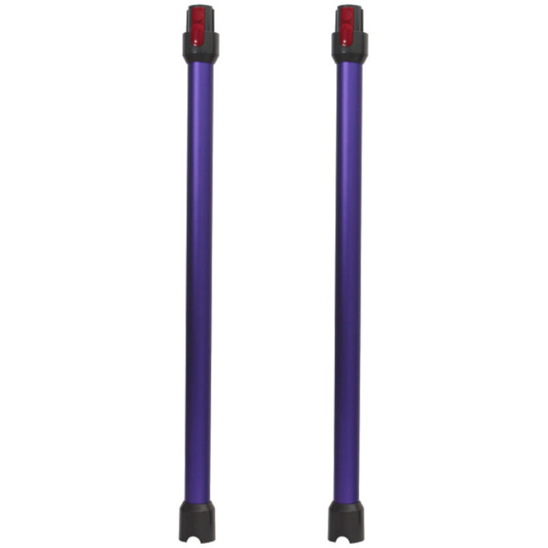 2x Trade-Shop Verlängerungsrohr / Saugrohr für Dyson V7 Trigger Pro, V7 Motorhead Extra, V7 Animal Pro, V7 Fluffy, V7 Animal, V7 Motorhead Origin