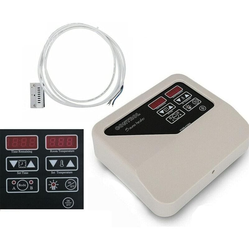 3-9KW Sauna Digital Controller Sauna External Controller Saunasteuerung Externe Saunasteuergerät Steuereinheit Saunakontrolle, 2 Arbeitsmodi