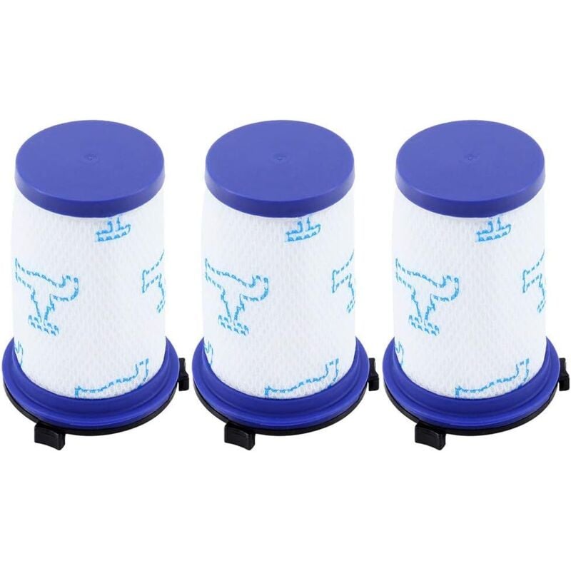 3 Ersatzfilter für Rowenta Air Force 360 RH9051WO RH9057WO RH9059WO RH9081WO RH9086WO und Tefal Air Force 360 Staubsauger, alternatives Ersatzzubehör