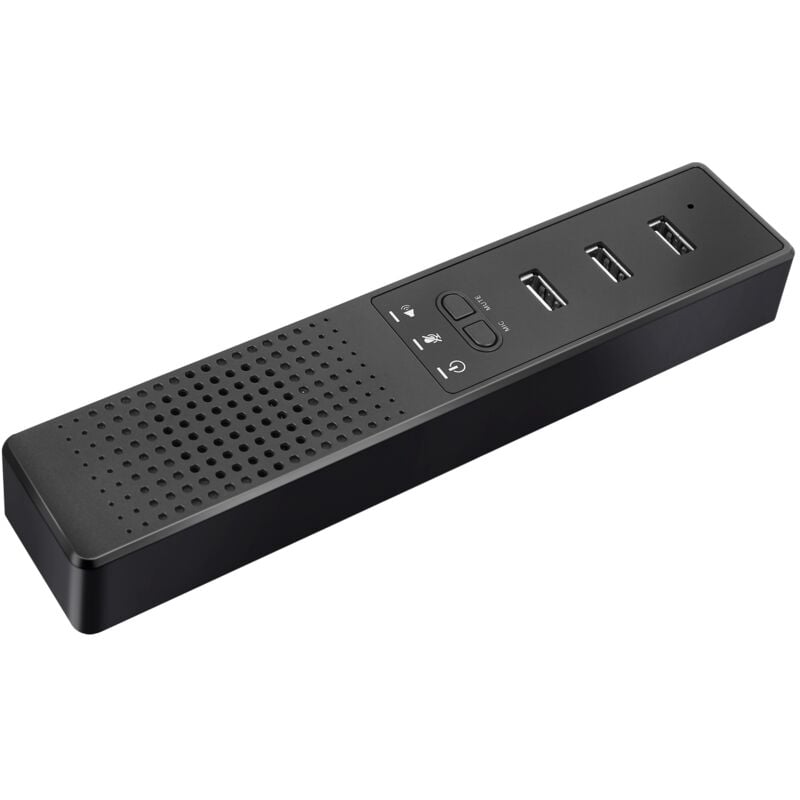 3 im 1 Computer Lautsprecher mit Mikrofon und Hubs usb Konferenz Lautsprecher, pc Mikrofon für Videokon Ferenzen