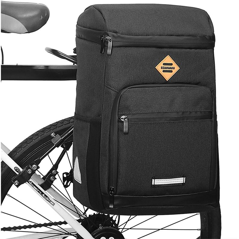 3-in-1-Fahrrad-Isoliertasche, reflektierender Gepäckträger, wasserabweisender Fahrrad-Schulterrucksack