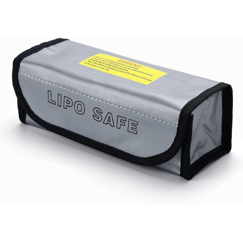 3 PCS LiPo Guard Feuerfeste Akku-Schutztasche, Lipo-Akku-Sicherheitstasche für Lipo-Akku, Brand- und Explosionsschutz 18,5 x 7,5 x 6 cm