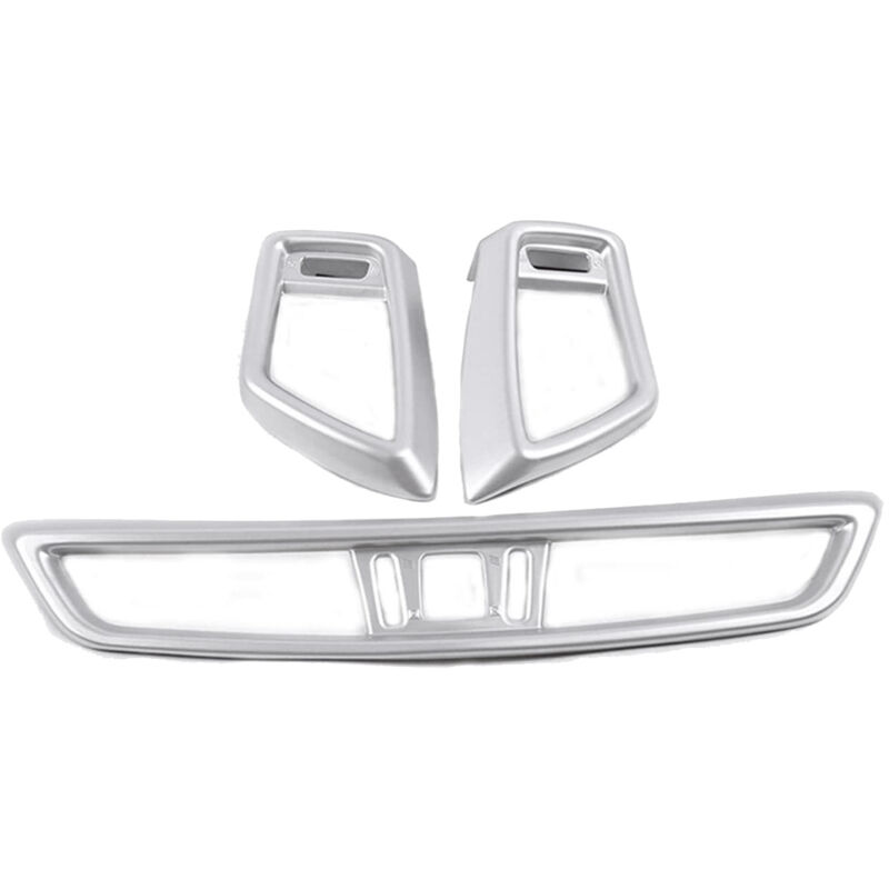 Tlily - 3 StüCk Auto ac EntlüFtungs Zentrum Anlage Auslass Abdeckung Verkleidung für J11 x Trail T32 2014-2020 Silber