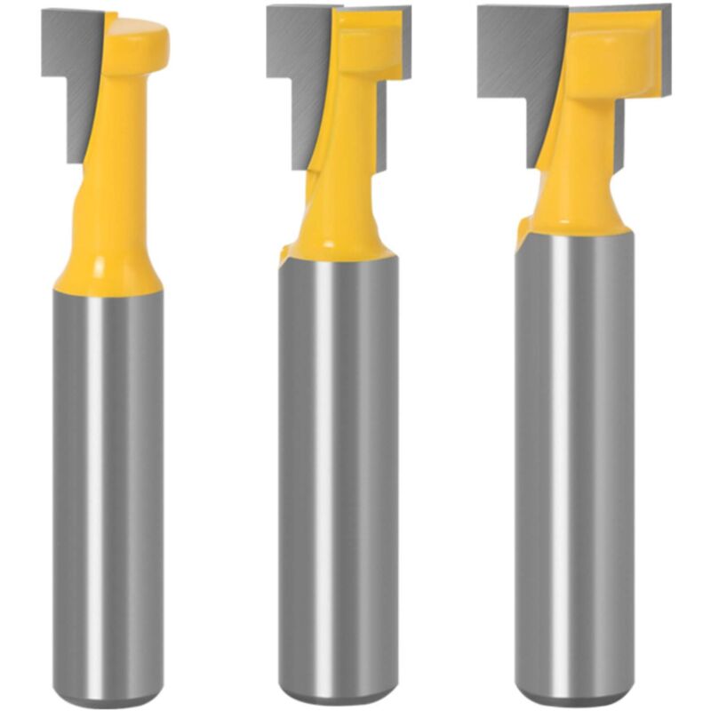 3 stücke 8mm Schaft t Slot Router Bit Set t Slot Holz Cutter Holz Messer Holz Werkzeuge Schneiden Klinge