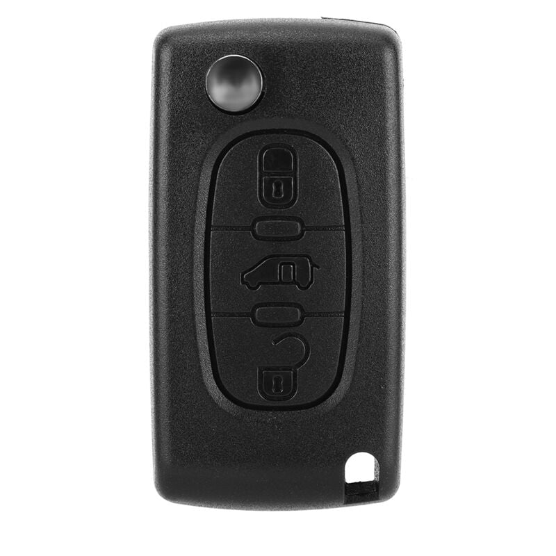 Jeffergarden Schlüsselanhänger, kleines ferngesteuertes Auto mit 3 Tasten, CNC-Schnitzerei für DISPATCH, abgenutzte Klinge mit kaputten Knöpfen,