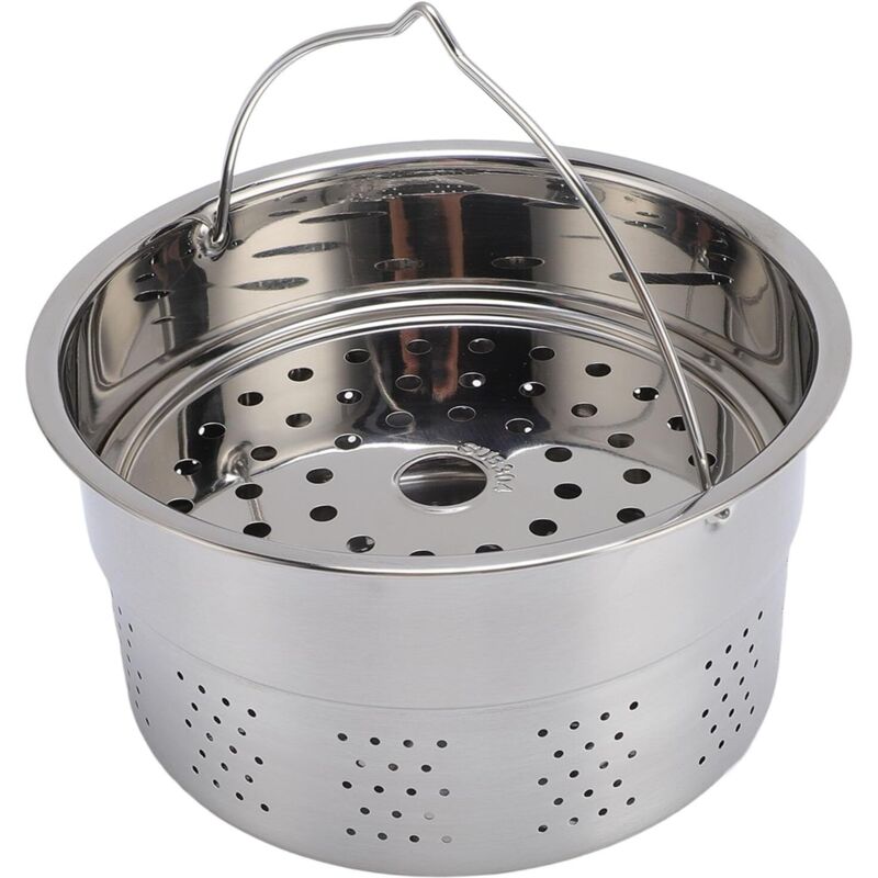 3-teiliger Dampfkorb für TM5 TM6 Küchenmaschine, Dampfkorb aus Edelstahl, Dampfkorb für TM5 TM6 Küchenmaschine, Dampfsieb, Einlegegestell