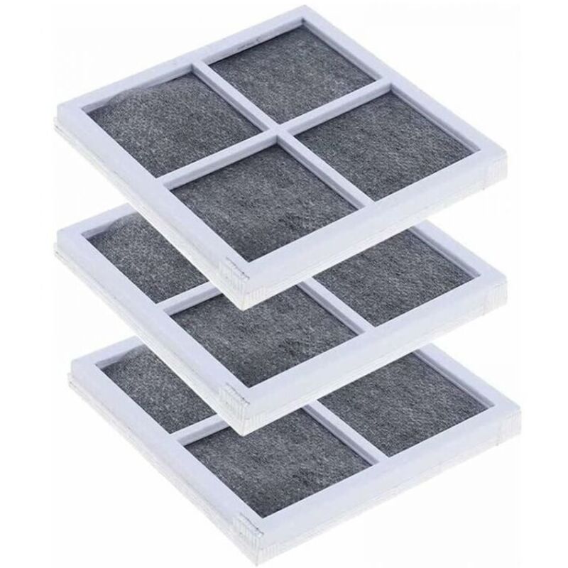 3-teiliger Kühlschrank-Luftfilter, Ersatz-Frischluftfilter, für Kühlschrank/Kühlschrank/Luftreiniger Ymyny