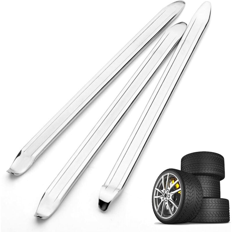 3-teiliger Reifenheber für Roller, 30 cm Reifenheber für Elektroroller aus Manganstahl, Motorrad-Reifenheber zum Reifenwechsel an Auto, Fahrrad,