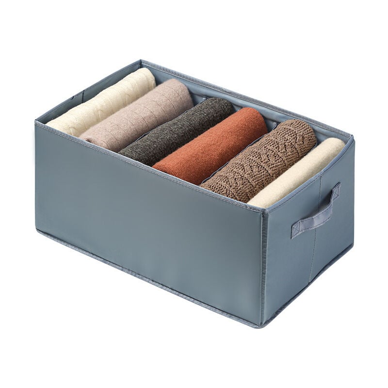 Tonchean - 3-teiliges Kleideraufbewahrungssortiment für Jeans/Erwachsenen- oder Kinderkleidung, Kleiderschrank-Schubladen-Organizer mit Fächern,