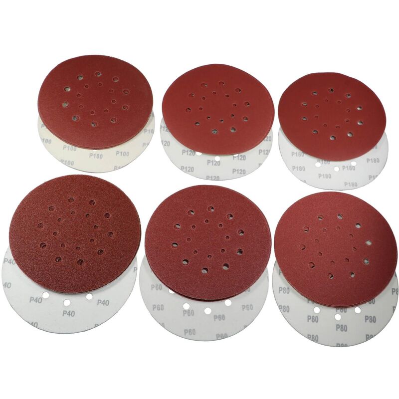 30 Schleifscheiben 225mm mix Sortiment Korn 40, 60, 80, 100, 120, 180 Wand- Deckenschleifer Schleifpapier Eckra