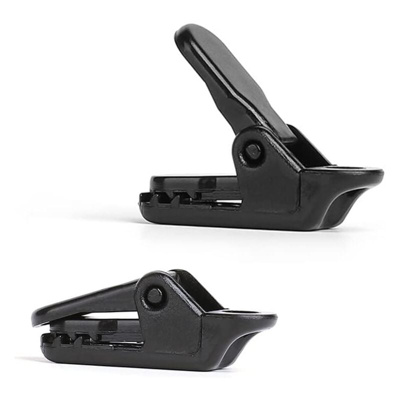 Memkey - 30 Stück Zelt-Clips, Planen-Clips, kleine Clip-Typ-Planen-Stützklammern, winddichte Markisen-Clips, Camping-Markisen-Clips,