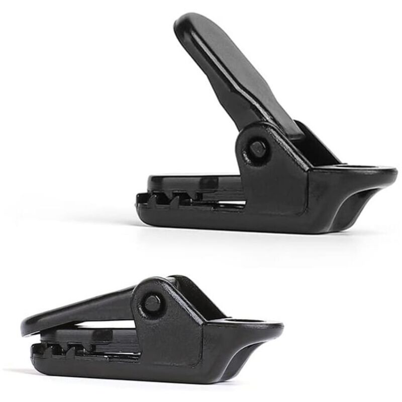 Odipie - 30 Stück Zelt-Clips, Planen-Clips, kleine Clip-Typ-Planen-Stützklammern, winddichte Markisen-Clips, Camping-Markisen-Clips,