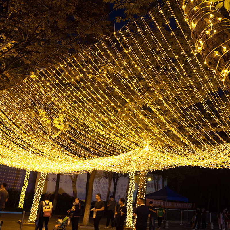 300 LED-Lichtervorhang, 30 m, netzbetriebener Weihnachtslichtvorhang, 8 Modi, Fensterlichtgirlande, IP65 wasserdicht, für Hochzeit, Schlafzimmer,