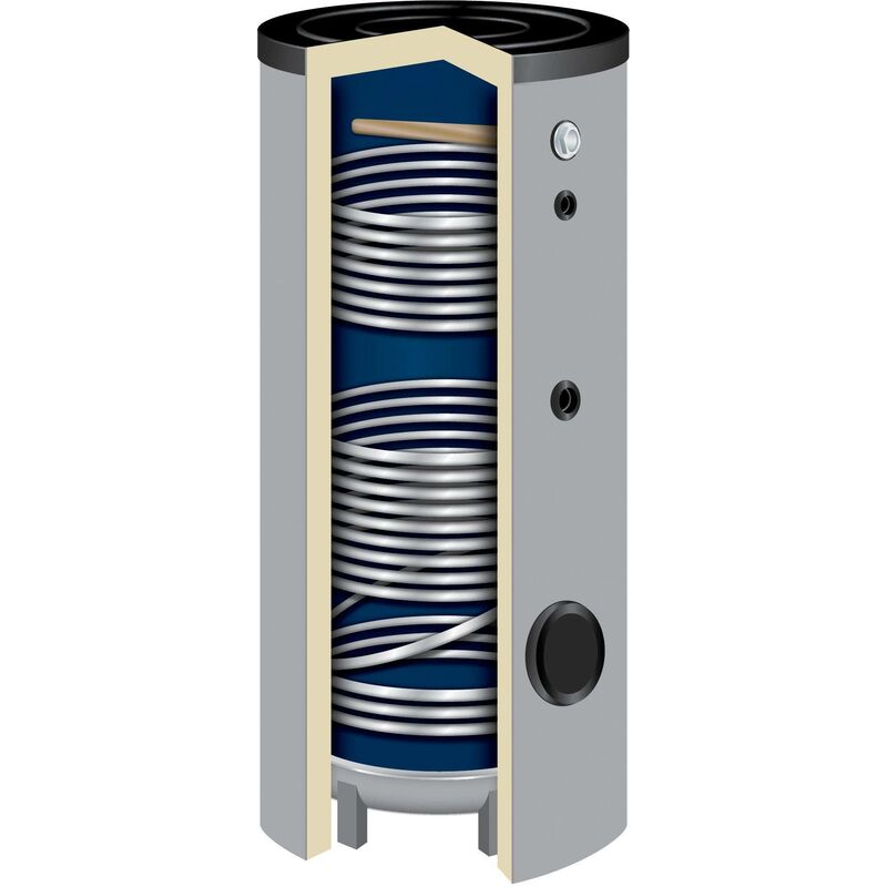 Twl-technologie Gmbh - 300 Liter Solarspeicher Warmwasserspeicher SO-300 Liter Isoliert 50 mm