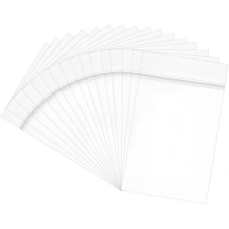 Bluedeer - 300 Stück Mini Zip Beutel, 2,5 x 3,5 cm Transparente Druckverschlussbeutel, zip beutel klein, kleine plastiktüten, kleine tüten, für