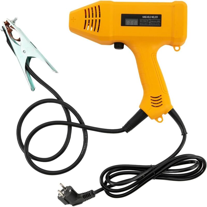 3000W Handschweißgerät 220V Tragbares Schweißgerät Tragbare Digitale Schweißpistole Schweissgerät Geeignet für Maschinenbau Blechbearbeitung
