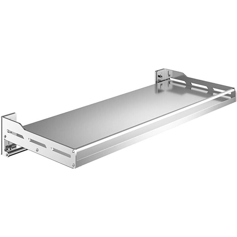 304 Edelstahl-Wandregal für Mikrowellenherde, schlagfreies Wandregal für die Küche, Multifunktions-Lagerregal