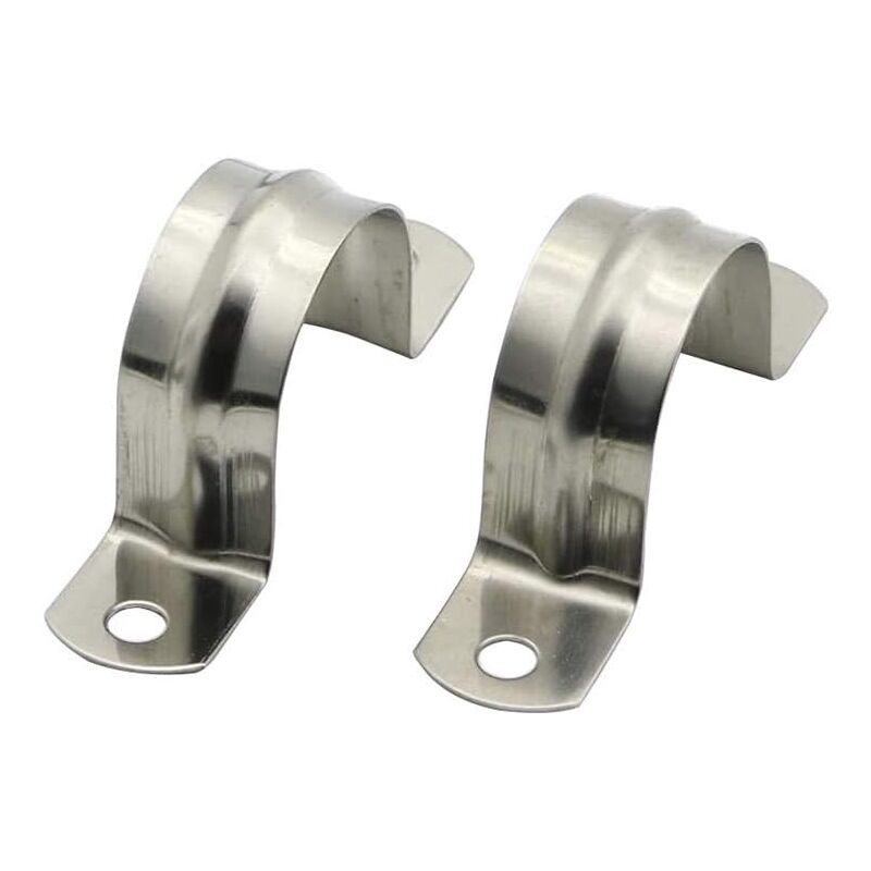 Memkey - 32 mm 304 Schlauchklemme, Edelstahl-Klemme, Clip, Kartenhalter, Schlauchrohr, Schnallenklemme, U-Typ-Karte, Schlauchklemme, Ohm-Karte,