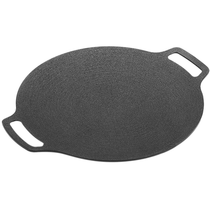 35 cm Dicke Gusseisen Bratpfanne Pfannkuchen Platte Antihaft-Grill Grill Induktion Herd Offenen Topf