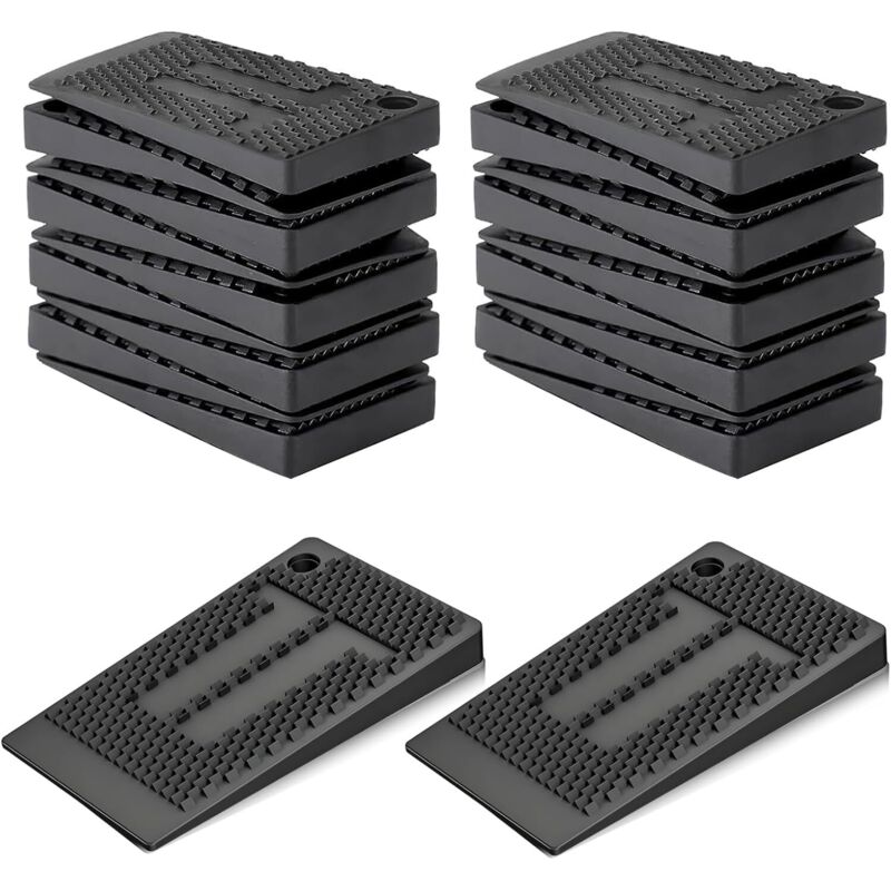 35 Stück Möbel-Nivellierscheiben, weiche Kunststoff-Unterlegscheiben, wasserdicht und rutschfest, stapelbar für Möbel, Schränke, Tische, Stühle