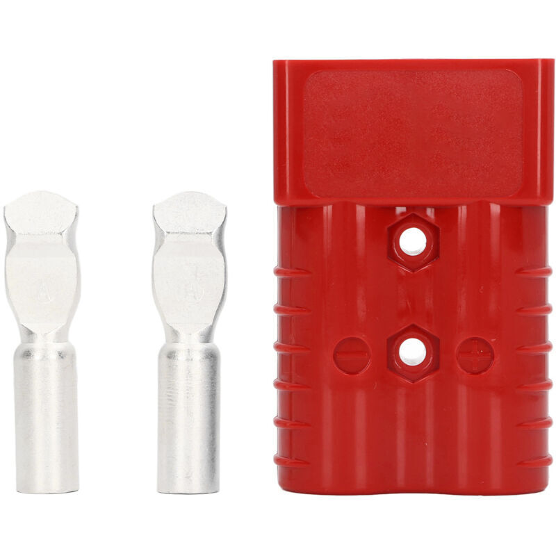 350A 600V Steckdose, Schnellanschluss-Set für Batterien für Auto, Wohnwagen, Solaranlage, Boot, Gabelstapler 350 A 600 SH350 Hochstrom-Bipolar (Rot)