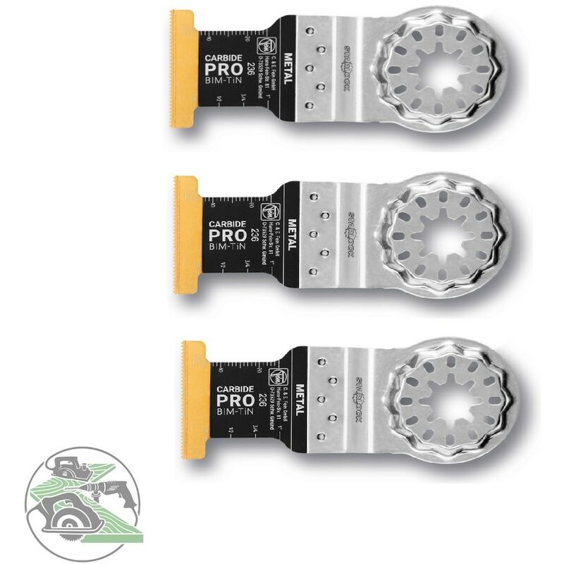 FP - Fein Sägeblatt sl E-Cut CarbidePro 45x35 63502236220 Mauerwerk Laminat Holz VE3