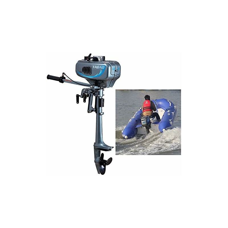 3.5PS 2-Takt Benzinmotor Außenborder Bootsmotoren Bootsmotor Außenbordmotor Outboard Motor