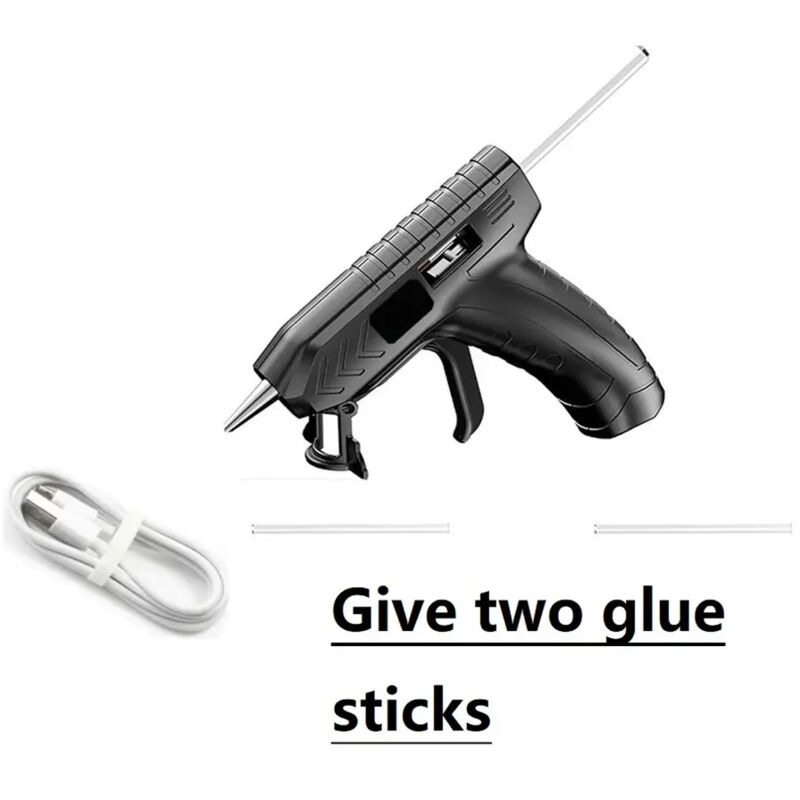 3,6 v kabellose Heißklebepistole – über usb wiederaufladbare Hochtemperatur-Heißklebepistole, Heimwerker-Reparaturwerkzeug