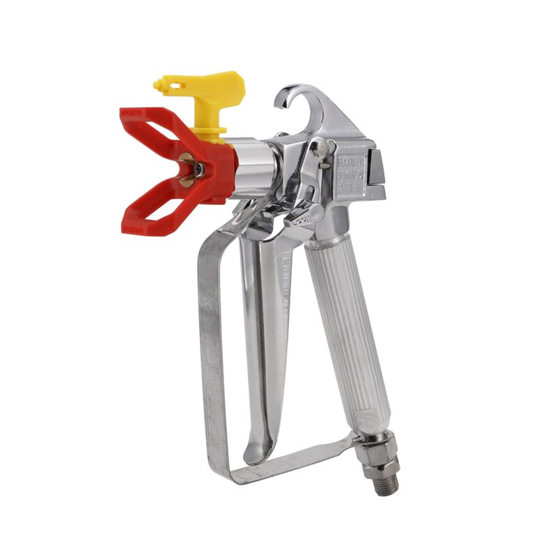 3600 psi Hochdruck Airless Spritzpistole Lackierpistole Aluminium Sprühpistole mit 517 Düse Sitzgitter für Spritzgerät