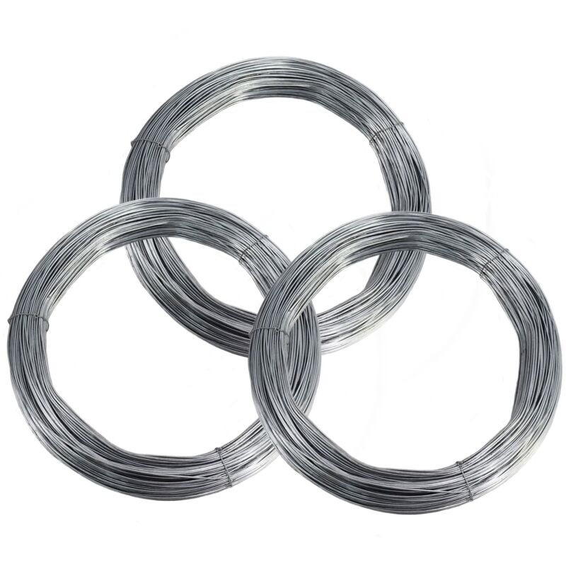 375m Spanndraht 3,0mm für Wildzaun Forstzaun Weidezaun Knotengeflecht