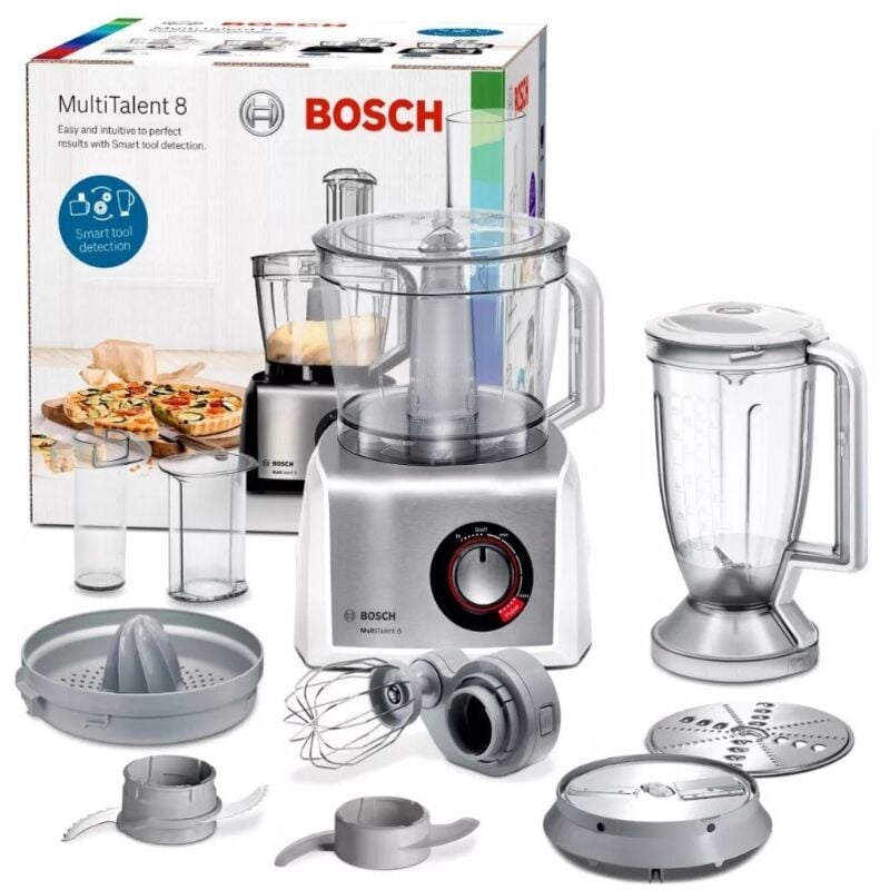 3,9 l 1250 w weiße multifunktionale küchenmaschine - Bosch - B1EMC812S8