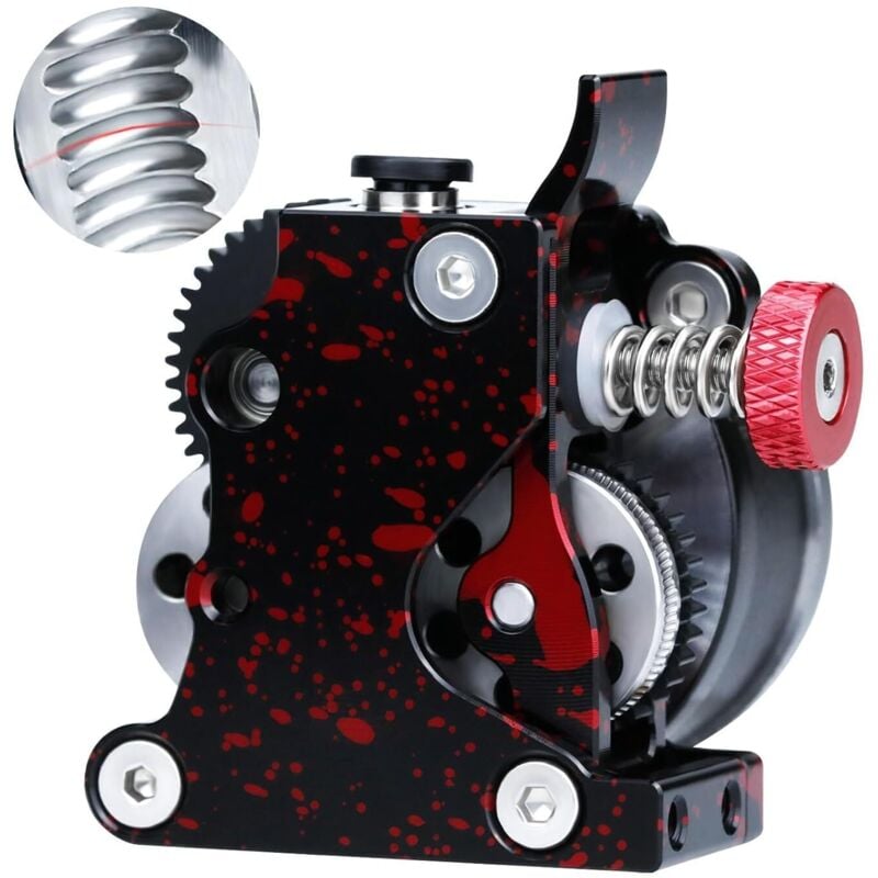 3D-Drucker-Extruder-Schrägzahnrad, großes POM-Antriebszahnrad, Ender 3 v2-Extruder-Zahnrad, Tarnung, alle Metallteile, verschleißfestes Antriebsrad,