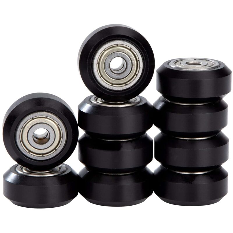 3D-Drucker-Riemenscheibenmodelle, Kunststoff-Riemenscheiben mit 625zz-Lager, 5-mm-Bohrung, kompatibel mit Ender 3, Ender 5, CR-10, CR-10S, Schwarz,