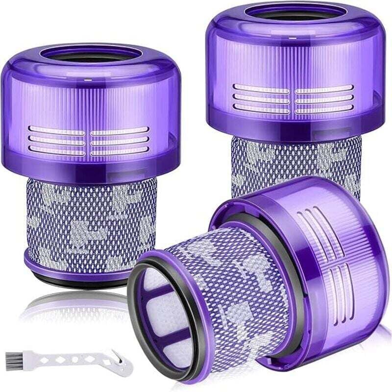 3er-Pack Ersatzfilter für Dyson Staubsauger V11, V11 Animal, V11 Torque Drive, V11 Absolute, V11 Complete, V11 Extra, V11 Fluffy und V15 Detect