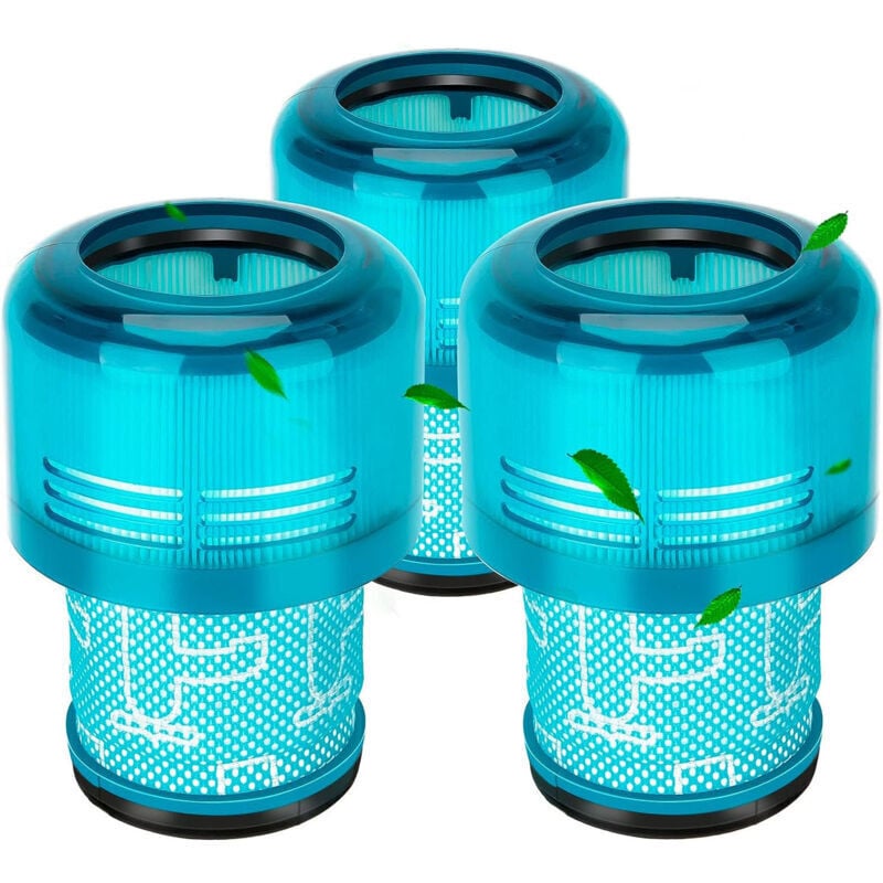 Odipie - 3er-Pack Ersatzfilter für V11 Akku-Staubsauger, Einheit für Dyson V11 V15 SV14 SV22 Cyclone Animal Absolute, V11 Torque Drive Staubsauger,
