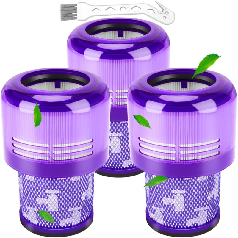 3er-Pack Filter für Dyson V15 Detect V11 Absolute, Ersatzfilter für Dyson V15 V11 SV14 SV17 SV22 Animal Extra Pro Torque Drive Staubsauger, ersetzt