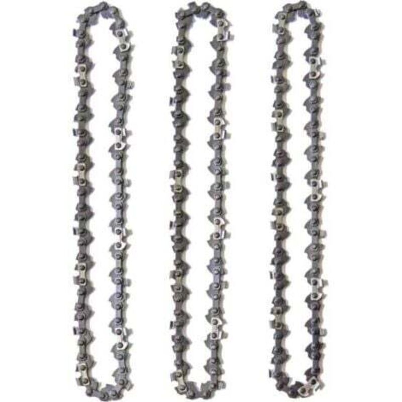 3er-Pack Kettensägenketten mit 14 Zoll (35 cm) Schwert, 52 Treibglieder, geringer Rückschlag, passend für Husqvarna, McCulloch, Bosch, Ferrex,
