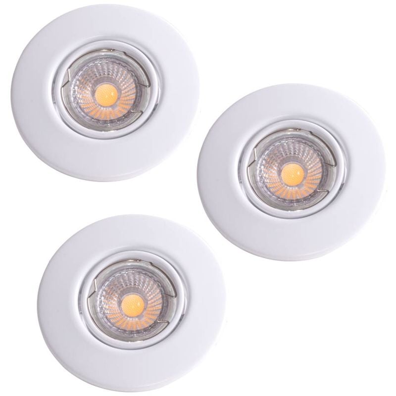 3er Set led Einbau Strahler Leuchten Decken Lampen Spot beweglich Tween Light 78704