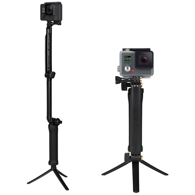 3in1 Selfie-Stick-Halter Einbeinstativ-Stativ für GoPro-Kamera